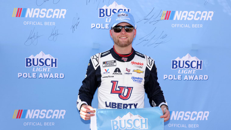 NASCAR Cup: William Byron edges Hendrick teammate Kyle Larson for Kansas pole